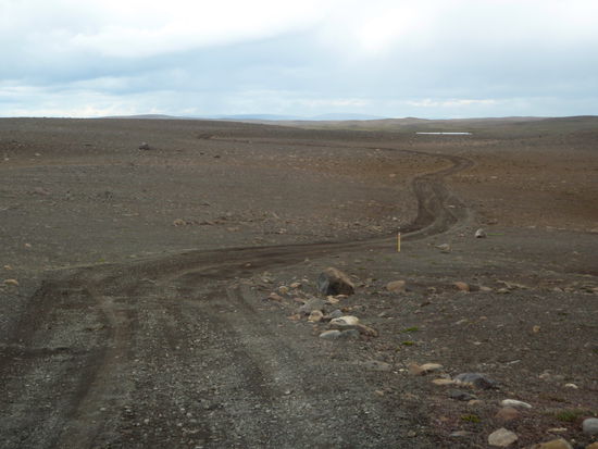 der Weg schlängelte sich über die Hochfläche