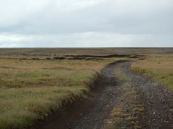 später traten kleine Dünen auf