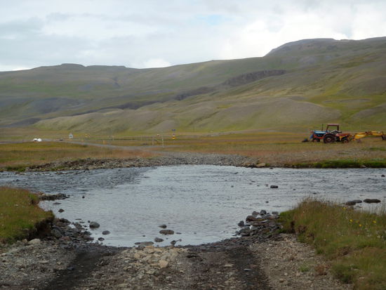 die letzte Furt in Sichtweite der "Zivilisation"