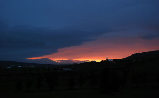 Abendstimmung am Campingplatz