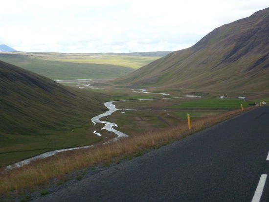 Abfahrt ins Langidalur