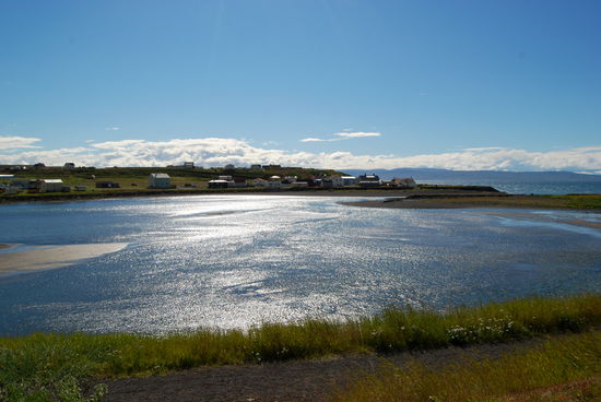Blick über den Húnafjörður vom Museum aus