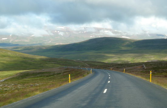 auf der 744 wieder in Richtung Osten