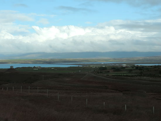 Sauðárkrókur und der Skagafjörður kamen in Sicht