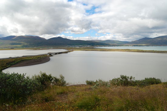 Blick zurück nach Sauðárkrókur