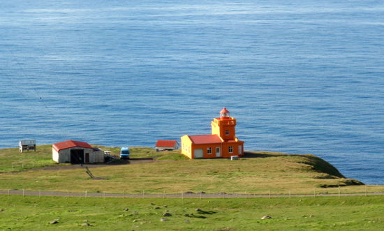 der Leuchtturm Sauðanes