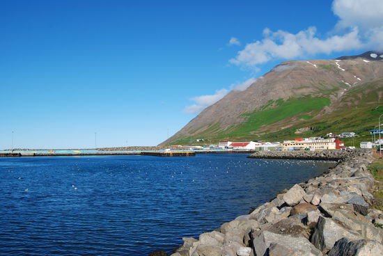der Hafen von Ólafsfjörður