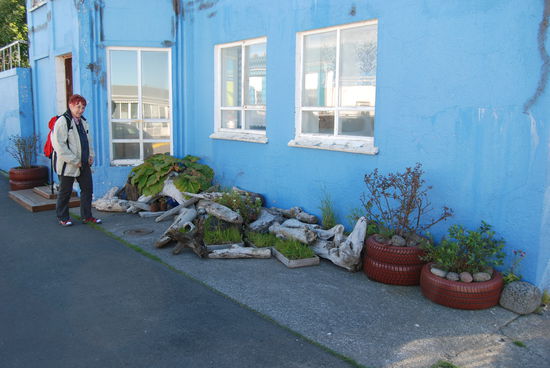 ein Vorgarten an der Hauptstraße