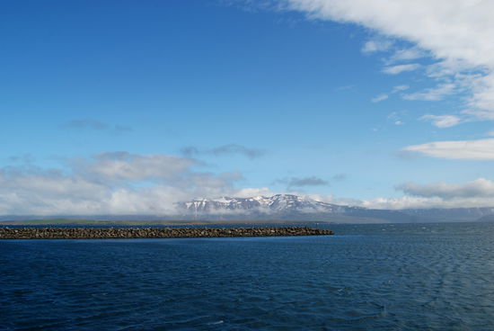 es lag noch etwas Nebel auf dem Fjord
