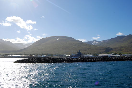 Rückfahrt zum Hafen Dalvík