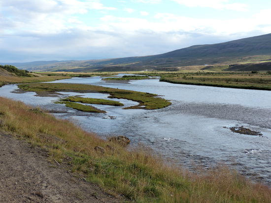 dann mäanderte die Fnjóská wieder