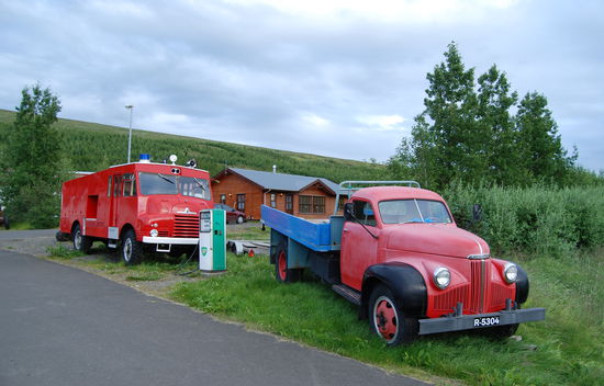 Einfahrt zum Transportmuseum Ystafell