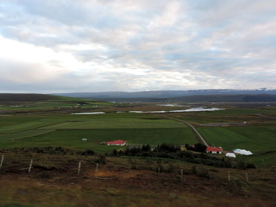 Blick vom Berg bei der Überfahrt zur 87