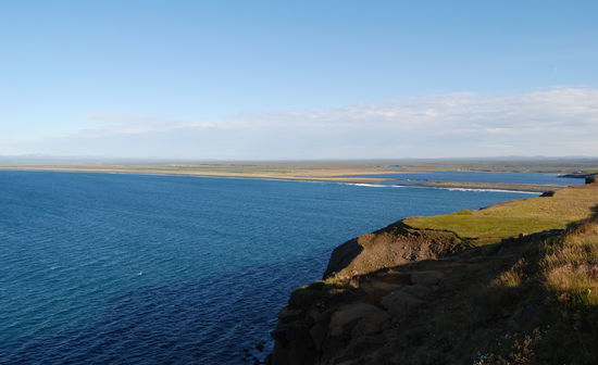 über das Delta der Jökulsá á Fjöllum