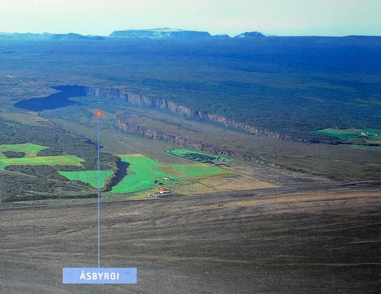 Luftansicht, Informationszentrum des Nationalparks