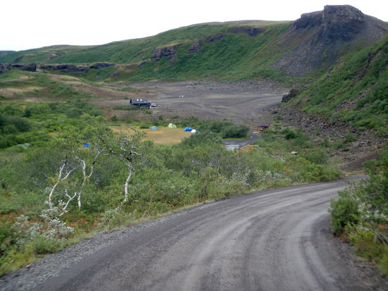der Campingplatz Vesturdalur