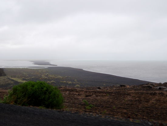die schwarzen Strände am Öxarfjörður