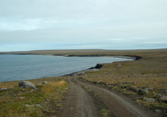 immer an der Küste entlang