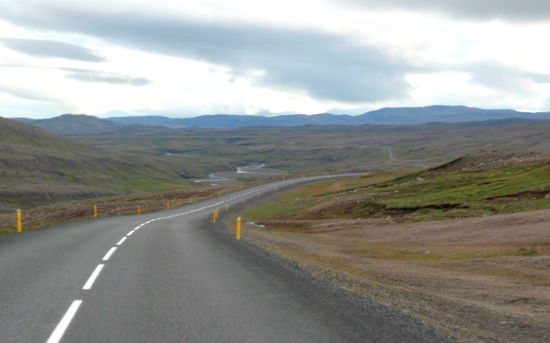 Fahrt über die Hochfläche