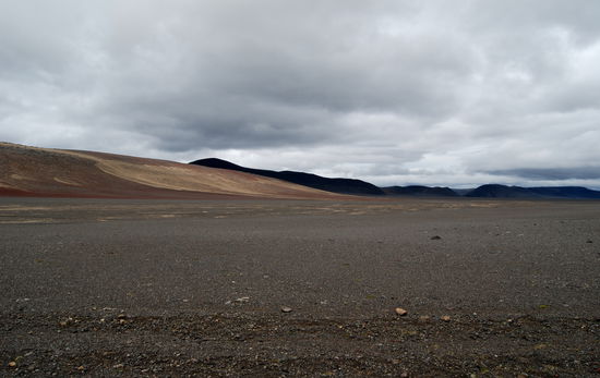 die ersten hellen Flächen