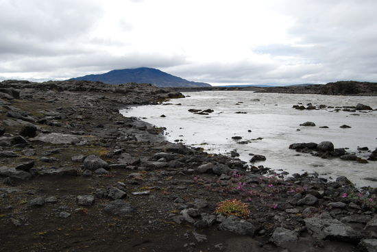 am Ufer der Kreppa, die hier überbrückt war
