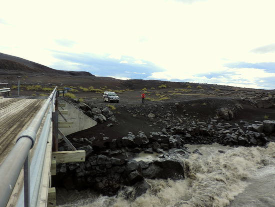 die Jökulsá á Fjöllum war auch überbrückt