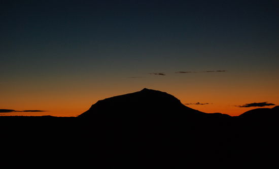die Herðubreið im Sonnenaufgang