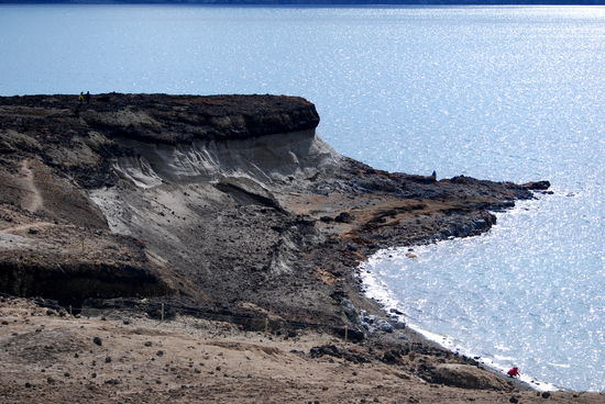 helle Abbruchkante zum Öskjuvatn