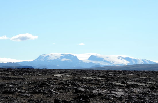 Kverkfjöll im Gegenlicht