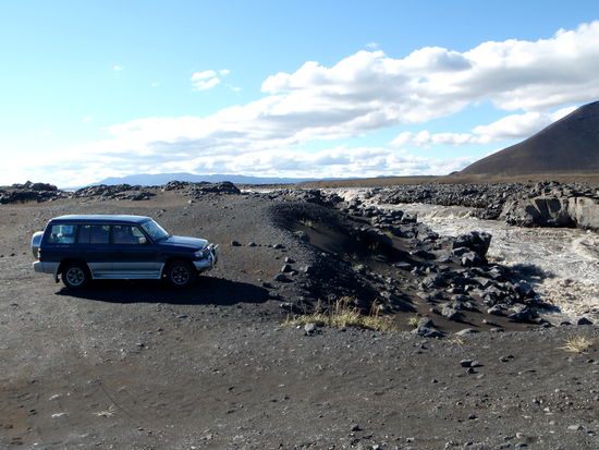 Parkplatz an der Brücke über