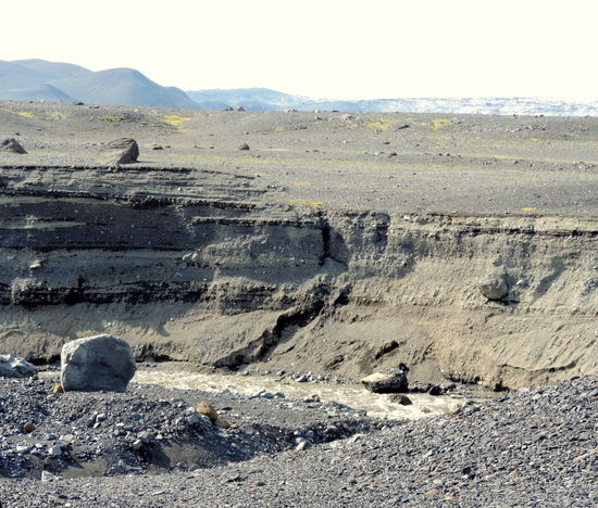 hier hatte der Bach eine tiefe Schlucht eingeschnitten