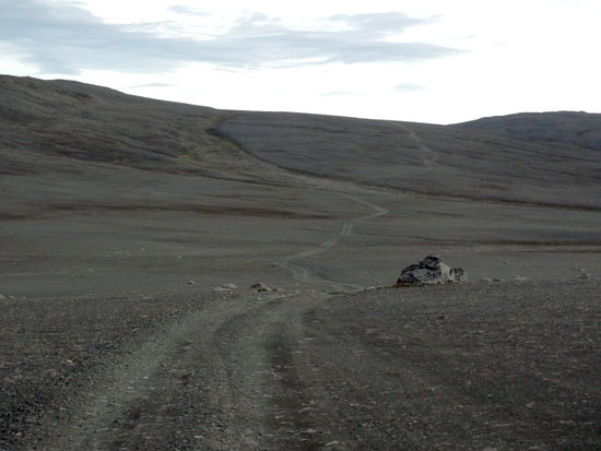 dann ging es noch einmal über einen Berg