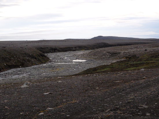 fast leerer Wasserlauf
