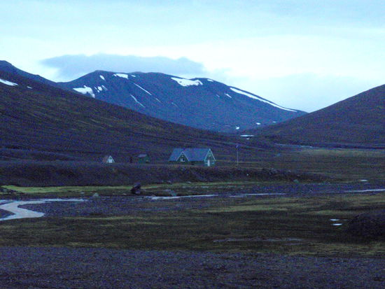 dann erreichten wir die Hütte Snæfellsskáli