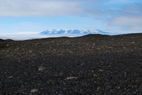 Blick hinüber zum Kverkfjöll