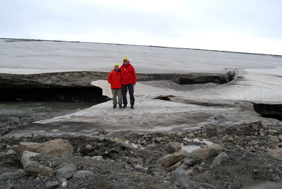 wir hatten den Gletscher erobert