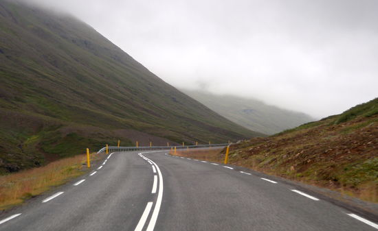 dann stieg die 92 an ins Gebirge