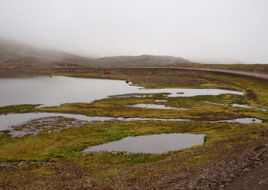 auf der Hochfläche lagen einige kleine Seen