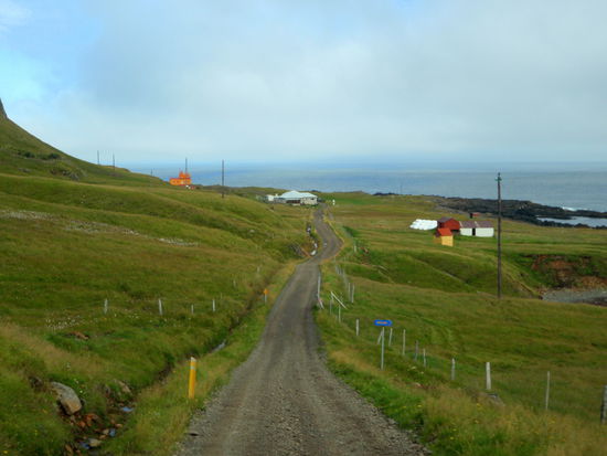 dann hatten wir den Hof Dalatangi erreicht