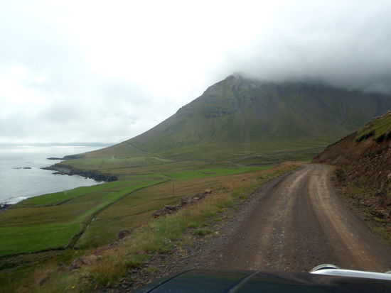 dann fuhren wir denselben Weg zurück