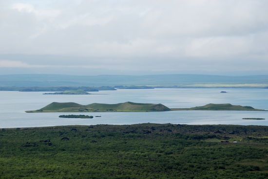 Pseudokrater im Mývatn
