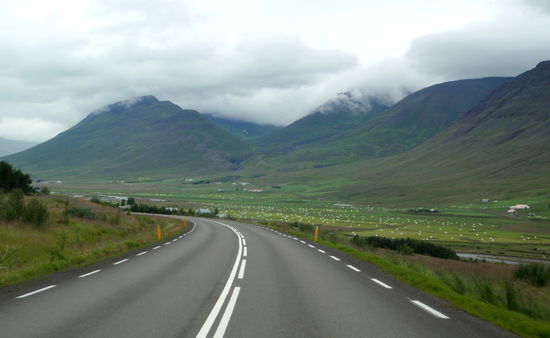 unterwegs auf der N1 in Richtung Westen