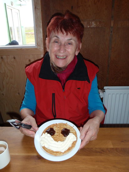 Waffel- und Kafferast