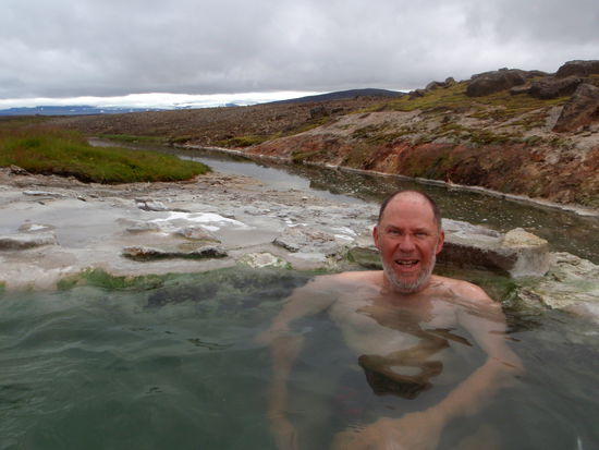 im heißen Pott von Hveravellir