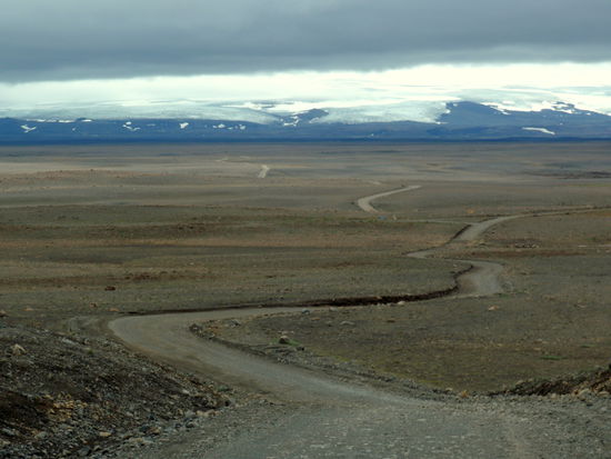Weiterfahrt auf den Hofsjökull zu