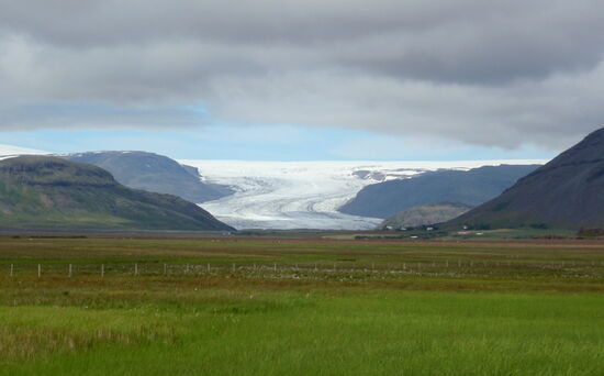 Fahrt auf den Hoffellsjökull zu