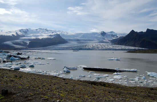 Fjallsjökull mit Lagune