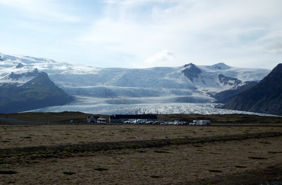 Parkplatz vor dem Fjallsjökull