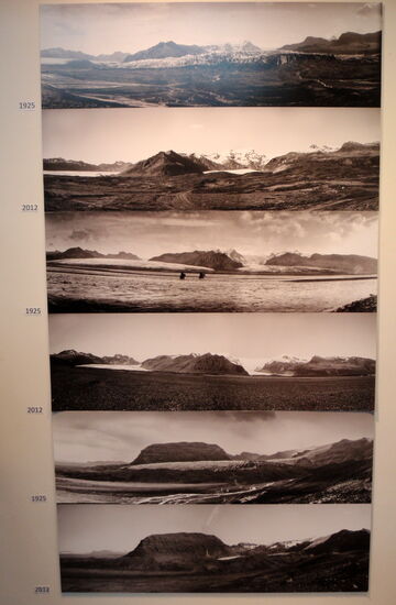 Veränderung der Gletscher