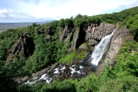 der erste Wasserfall